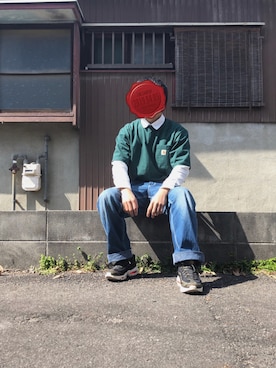 「Carhartt WIP（カーハートダブリューアイピー）のアイテム（シューズ）」を使った、たいがさん（メンズ・167cm）の春コーディネート