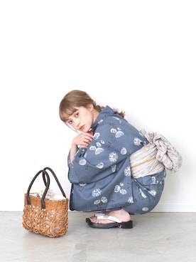 ゆかた館グレースさん（レディース・160cm）の夏コーディネート