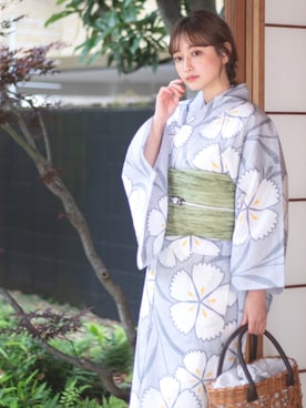 ゆかた館グレースさん（レディース・160cm）の夏コーディネート