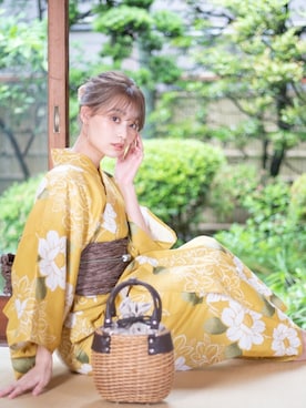 「アイテム（浴衣）」を使った、ゆかた館グレースさん（レディース・160cm）の夏コーディネート