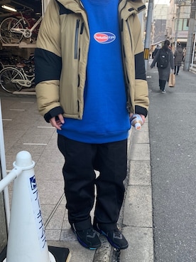 「ノースフェイス」｜shota128さん（メンズ・169cm）の春コーディネート