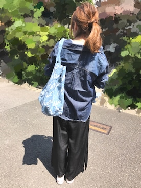 「niko and...（ニコアンド）のアイテム（つなぎ/オールインワン）」を使った、COCO ◡̈さん（レディース・163cm）の夏コーディネート