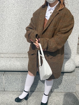 「STYLENANDA（スタイルナンダ）のアイテム（アクセサリー）」を使った、ㅎㄹさん（レディース・155cm）の春コーディネート