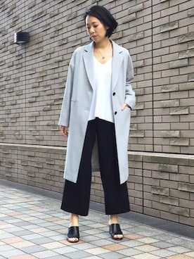 「BOSCH（ボッシュ）のアイテム」を使った、BOSCHスタッフさん（レディース・160cm）の冬コーディネート