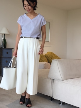 「BOSCH（ボッシュ）のアイテム」を使った、BOSCHスタッフさん（レディース・160cm）の夏コーディネート