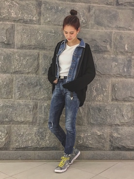 北川 七海 (DIESEL)さん（レディース・166cm）の春コーディネート