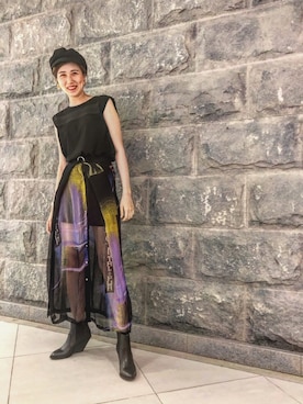 北川 七海 (DIESEL)さん（レディース・165cm）の夏コーディネート