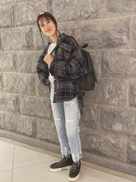 北川 七海 (DIESEL)さん(レディース・166cm)の秋コーディネート