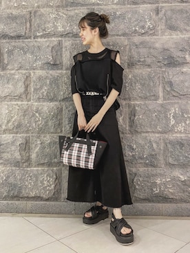 北川 七海 (DIESEL)さん(レディース・166cm)の春コーディネート