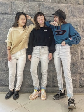 北川 七海 (DIESEL)さん（レディース・166cm）の春コーディネート