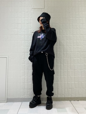 「JUNRED（ジュンレッド）のアイテム（財布/小物）」を使った、NATSUさん（レディース・155cm）の秋コーディネート