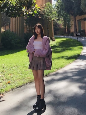 「FOREVER 21（フォーエバー トゥエンティーワン）のアイテム（アンダーウェア）」を使った、Lynnさん（レディース・168cm）の秋コーディネート