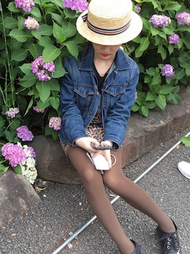 「GAP（ギャップ）のアイテム（ジャケット/アウター）」を使った、Mappyさん（レディース・154cm）の夏コーディネート