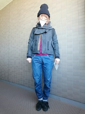 ゆかさん(レディース・154cm)の冬コーディネート