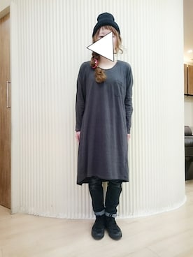 ゆかさん(レディース・154cm)の冬コーディネート