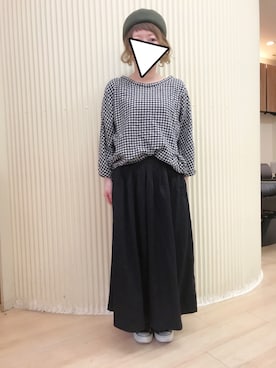 「romar quee（ロマーク）のアイテム」を使った、ゆかさん（レディース・154cm）の春コーディネート