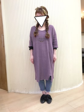 「Factor=（ファクターイコール）のアイテム（パンツ）」を使った、ゆかさん（レディース・154cm）の春コーディネート