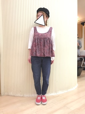 ゆかさん（レディース・154cm）の春コーディネート