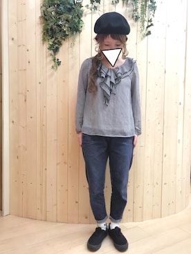 「romar quee（ロマーク）のアイテム」を使った、ゆかさん（レディース・154cm）の夏コーディネート