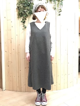 ゆかさん（レディース・154cm）の冬コーディネート