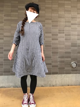 「ショートバング」｜ゆかさん（レディース・154cm）の夏コーディネート