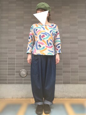 「セルフアレンジ」｜ゆかさん（レディース・154cm）の秋コーディネート
