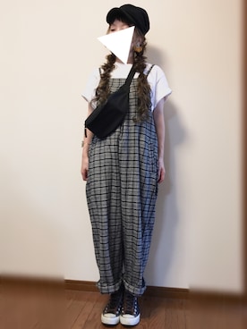 「romar quee（ロマーク）のアイテム」を使った、ゆかさん（レディース・154cm）の秋コーディネート