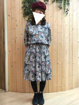 「セルフアレンジ」｜ゆかさん（レディース・154cm）の秋コーディネート