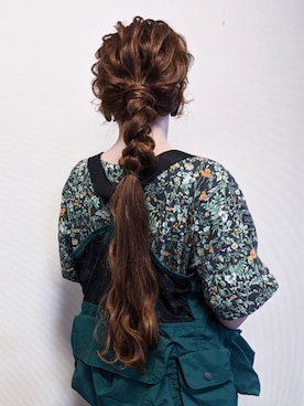 「アイテム（ベスト）」を使った、ゆかさん（レディース・154cm）の夏コーディネート