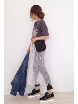 a.megumiさん（レディース・160cm）の春コーディネート