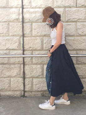 a.megumiさん(レディース・160cm)の夏コーディネート