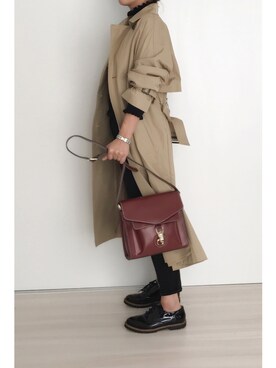 「URBAN RESEARCH Sonny Label（アーバンリサーチサニーレーベル）のアイテム（トレンチコート）」を使った、a.megumiさん（レディース・160cm）の秋コーディネート