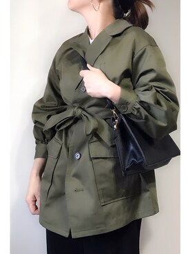 「GRL（グレイル）のアイテム（ピアス（両耳用））」を使った、a.megumiさん（レディース・160cm）の春コーディネート