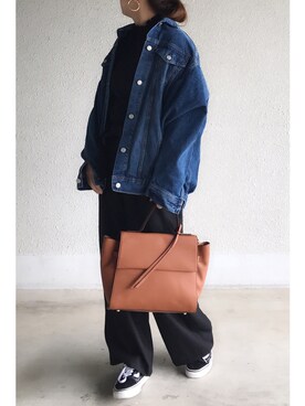 「GRL（グレイル）のアイテム（ピアス（両耳用））」を使った、a.megumiさん（レディース・160cm）の春コーディネート