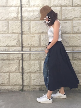 a.megumiさん（レディース・160cm）の夏コーディネート