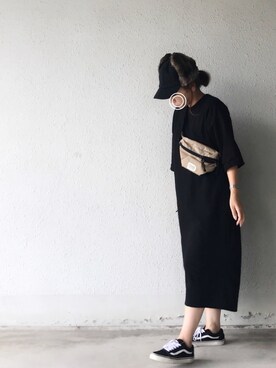 「VANS（バンズ）の＜VANS（バンズ）＞∴OLD SKOOL オールドスクールスニーカー ◆（スニーカー）」を使った、a.megumiさん（レディース・160cm）の秋コーディネート