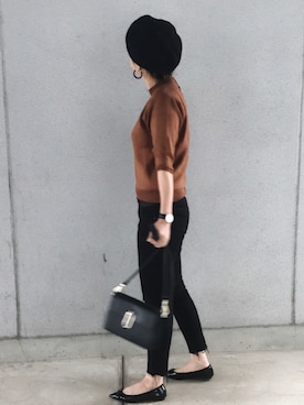 「Donnaruma（ドンナルンマ）のアイテム」を使った、a.megumiさん（レディース・160cm）の秋コーディネート