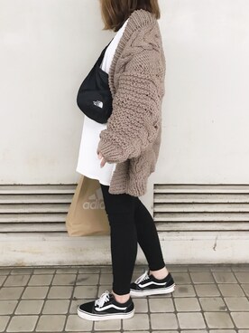 「VANS（バンズ）の＜VANS（バンズ）＞∴OLD SKOOL オールドスクールスニーカー ◆（スニーカー）」を使った、a.megumiさん（レディース・160cm）の秋コーディネート