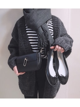 「Donnaruma（ドンナルンマ）のアイテム」を使った、a.megumiさん（レディース・160cm）の冬コーディネート