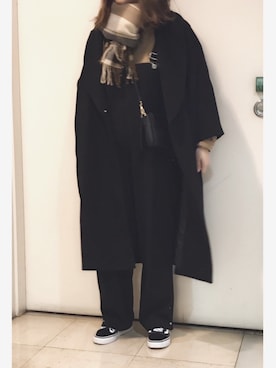 「Donnaruma（ドンナルンマ）のアイテム」を使った、a.megumiさん（レディース・160cm）の冬コーディネート