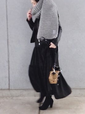 a.megumiさん(レディース・160cm)の冬コーディネート