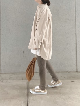 「Ungrid（アングリッド）のアイテム（レギンス/スパッツ）」を使った、a.megumiさん（レディース・160cm）の春コーディネート