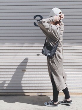 「SHIPS（シップス）のChampion(チャンピオン): SHIPS AUTHENTIC PRODUCTS 別注 LOWキャップ■（キャップ）」を使った、a.megumiさん（レディース・160cm）の春コーディネート