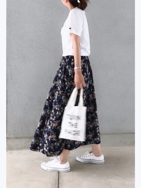 a.megumiさん（レディース・160cm）の夏コーディネート