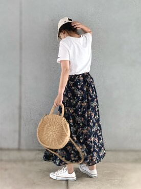 a.megumiさん（レディース・160cm）の夏コーディネート