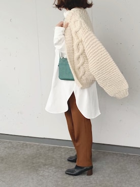 a.megumiさん（レディース・160cm）の冬コーディネート