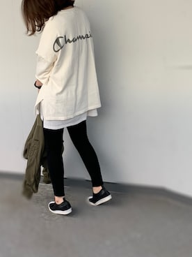 「GRL」｜「アイテム（スリッポン）」を使った、a.megumiさん（レディース・160cm）の冬コーディネート