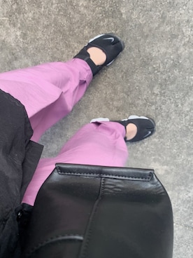 「MOUSSY（マウジー）のアイテム（その他パンツ）」を使った、a.megumiさん（レディース・160cm）の秋コーディネート