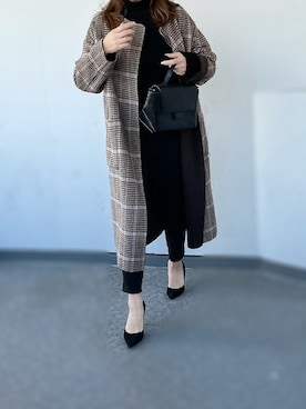 「NANO universe（ナノユニバース）のアイテム（その他アウター）」を使った、a.megumiさん（レディース・160cm）の秋コーディネート