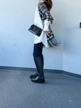 「Donnaruma（ドンナルンマ）のアイテム」を使った、a.megumiさん（レディース・160cm）の冬コーディネート